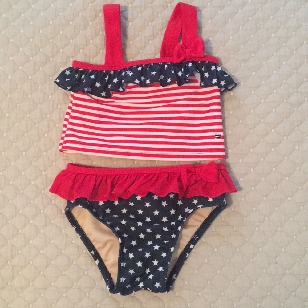 Tommy Hilfiger Red, White and Blue Bikini!